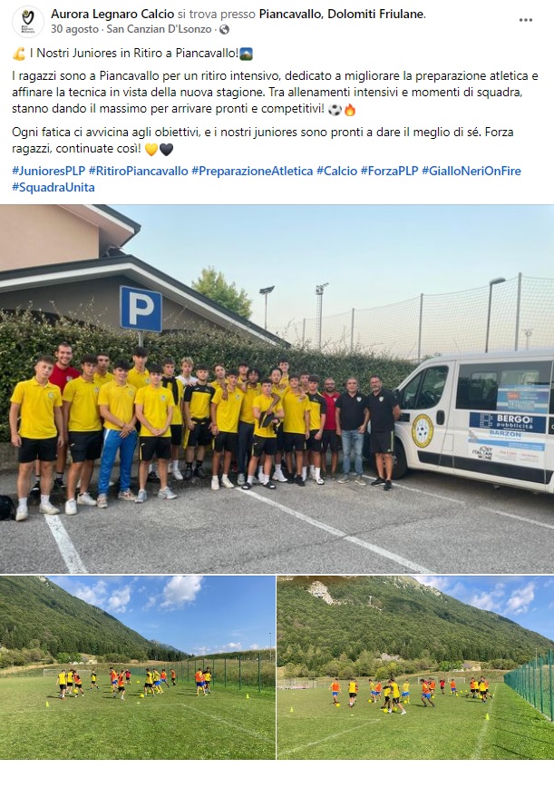 I Nostri Juniores in Ritiro a Piancavallo!